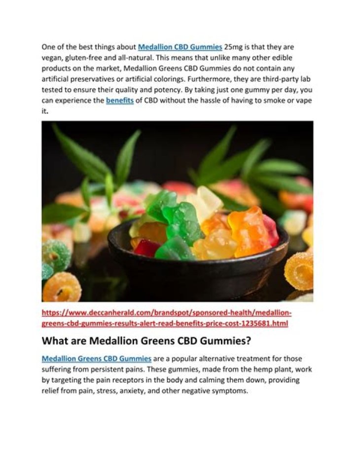 Medallion Greens CBD Gummies: Your Comprehensive Guide to Wellness